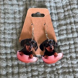 Dachshund Dog Earrings